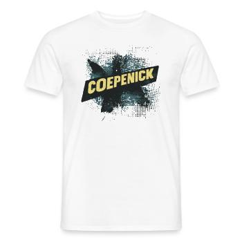 Berlin Köpenick Souvenir Cöpenick Grunge Design - Men's T-Shirt - white - Front - AI Model Male 178 dark (178cm)