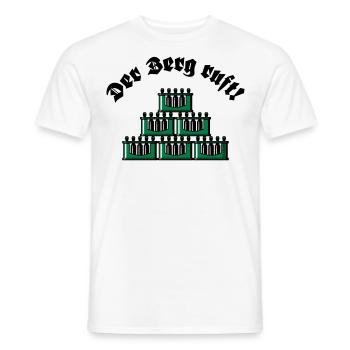 Der Berg Ruft! (Bier / Bierkästen / Grün / Old) - Männer T-Shirt - Weiß - Vorne - AI Model Male 178 dark (178cm)