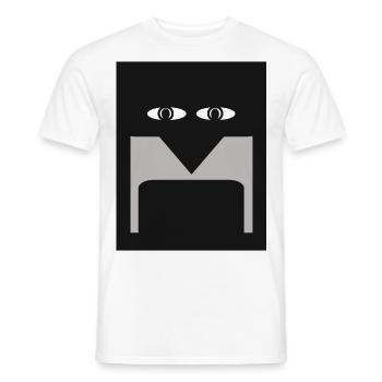 Tabby - T-shirt homme - blanc - Devant - AI Model Male 178 dark (178cm)