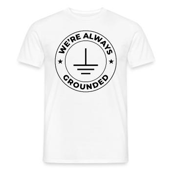 Electrician Humor Electrical Technician Engineer - Men's T-Shirt - white - Front - AI Model Male 178 dark (178cm)