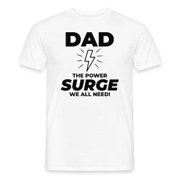 Elektriker Vater Elektrotechniker Ingenieur - Männer T-Shirt - Weiß - Vorne - AI Model Male 178 dark (178cm)
