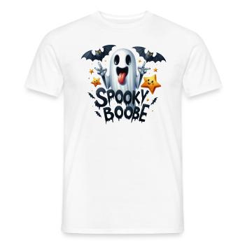 Partenaire d’Halloween Look Spooky Boobe Design - T-shirt homme - blanc - Devant - AI Model Male 178 dark (178cm)