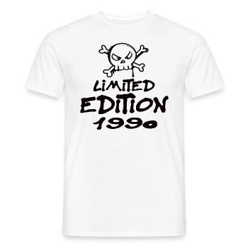 Limited Edition 1990 Geburtstag 1990 Geboren - Männer T-Shirt - Weiß - Vorne - AI Model Male 178 dark (178cm)