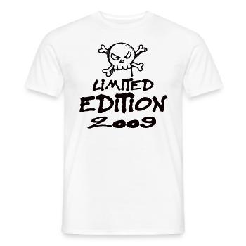 Limited Edition 2009 Geburtstag 2009 Geboren - Männer T-Shirt - Weiß - Vorne - AI Model Male 178 dark (178cm)