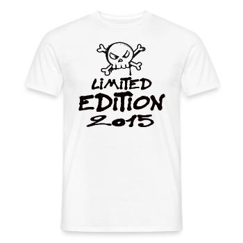 Edition Limitée 2015 Anniversaire 2015 Naissance - T-shirt homme - blanc - Devant - AI Model Male 178 dark (178cm)