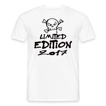 Limited Edition 2017 Geburtstag 2017 Geboren - Männer T-Shirt - Weiß - Vorne - AI Model Male 178 dark (178cm)