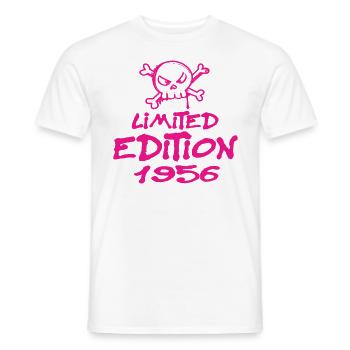 Limited Edition 1956 Geburtstag 1956 Geboren - Männer T-Shirt - Weiß - Vorne - AI Model Male 178 dark (178cm)