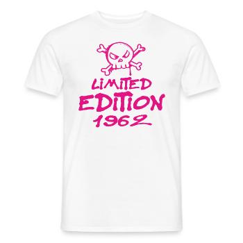 Edition Limitée 1962 Anniversaire Né 1962 - T-shirt homme - blanc - Devant - AI Model Male 178 dark (178cm)