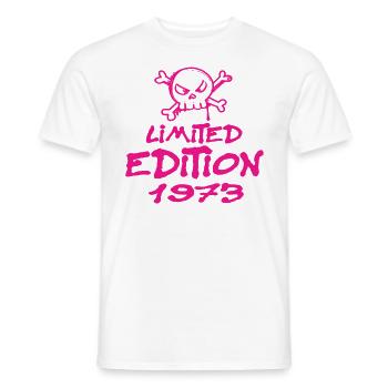 Edition Limitée 1973 Anniversaire Né 1973 - T-shirt homme - blanc - Devant - AI Model Male 178 dark (178cm)
