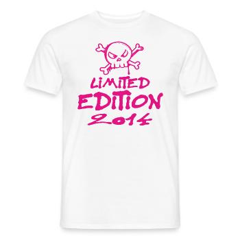 Limited Edition 2014 Geburtstag 2014 Geboren - Männer T-Shirt - Weiß - Vorne - AI Model Male 178 dark (178cm)