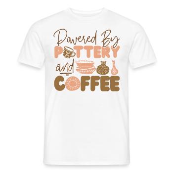 Pottery Ceramics Artist Coffee - Männer T-Shirt - Weiß - Vorne - AI Model Male 178 dark (178cm)