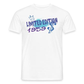 Limited Edition 1959 Geburtstag 1959 Geboren - Männer T-Shirt - Weiß - Vorne - AI Model Male 178 dark (178cm)