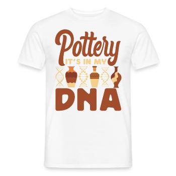 Pottery Ceramics Artist Pottery - Männer T-Shirt - Weiß - Vorne - AI Model Male 178 dark (178cm)