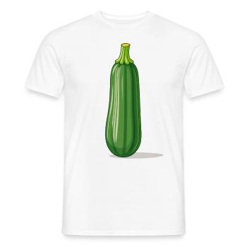 Zucchini - Männer T-Shirt - Weiß - Vorne - AI Model Male 178 dark (178cm)