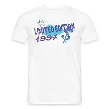 Limited Edition 1997 Geburtstag 1997 Geboren - Männer T-Shirt - Weiß - Vorne - AI Model Male 178 dark (178cm)