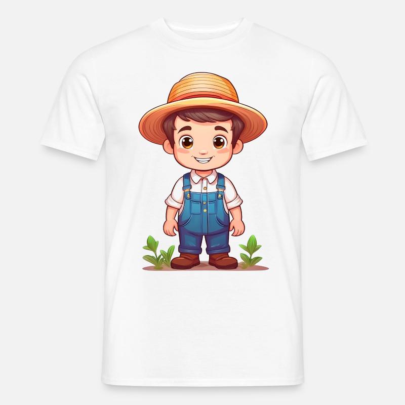 Gärtner - Männer T-Shirt - Weiß