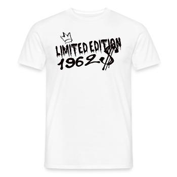 Edition Limitée 1962 Anniversaire Né 1962 - T-shirt homme - blanc - Devant - AI Model Male 178 dark (178cm)