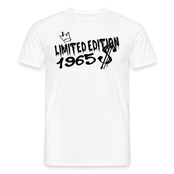 Edition Limitée 1965 Anniversaire 1965 Naissance - T-shirt homme - blanc - Devant - AI Model Male 178 dark (178cm)