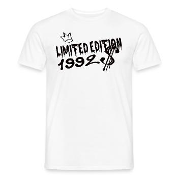 Edition Limitée 1992 Anniversaire 1992 Naissance - T-shirt homme - blanc - Devant - AI Model Male 178 dark (178cm)