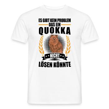 Quokka löst Probleme Beuteltier Quokka - Männer T-Shirt - Weiß - Vorne - AI Model Male 178 dark (178cm)