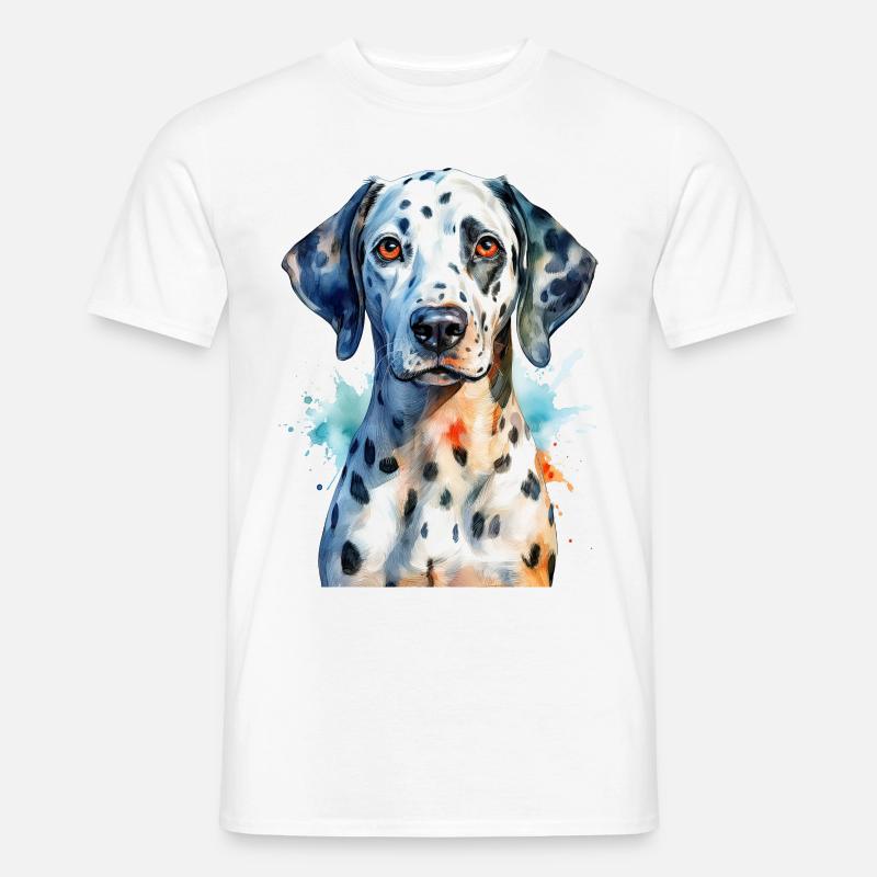 Ein Dalmatiner - Männer T-Shirt - Weiß