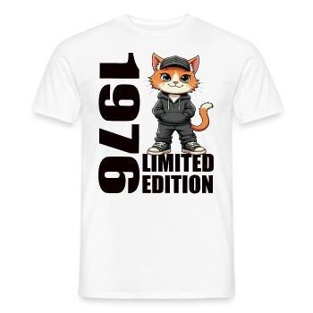 Edition Limitée 1976 Anniversaire Né 1976 - T-shirt homme - blanc - Devant - AI Model Male 178 dark (178cm)