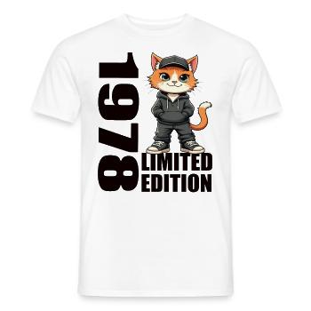 Limited Edition 1978 Geburtstag 1978 Geboren - Männer T-Shirt - Weiß - Vorne - AI Model Male 178 dark (178cm)