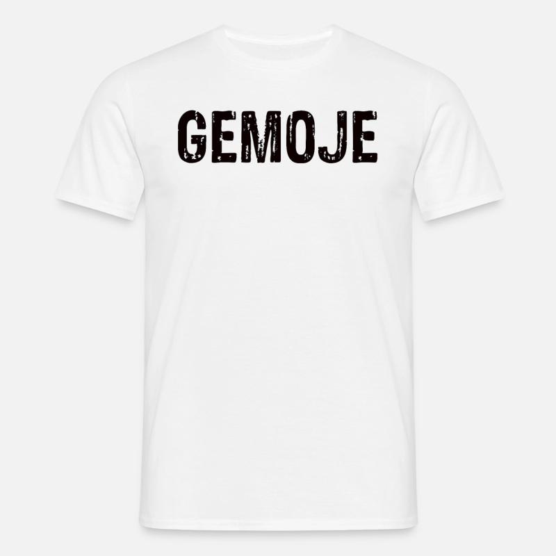 Gemoje - Männer T-Shirt - Weiß