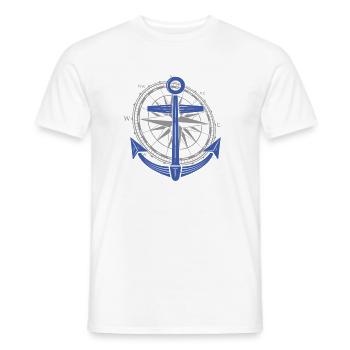 3 Capitaine Sailor Windrose - T-shirt homme - blanc - Devant - AI Model Male 178 dark (178cm)
