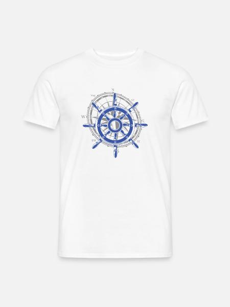 4 Capitaine Sailor Windrose - T-shirt homme - blanc