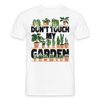 Plant Lover Gardening Don't Touch - Männer T-Shirt - Weiß - Vorne - AI Model Male 178 dark (178cm)