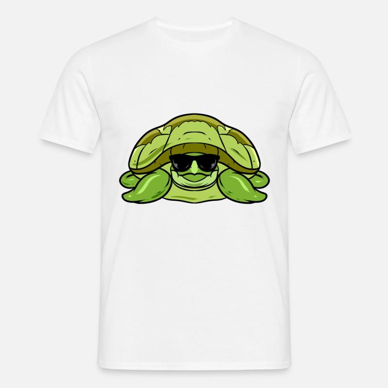 Schildkröte - Männer T-Shirt - Weiß