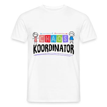 Chaos Koordinator Babysitter Kindertagesstätte Kin - Männer T-Shirt - Weiß - Vorne - AI Model Male 178 dark (178cm)