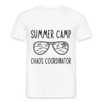 Summer Camp Chaos Coordinator 3 - Männer T-Shirt - Weiß - Vorne - AI Model Male 178 dark (178cm)