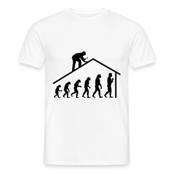 Homme charpentier outil d’artisanat - T-shirt homme - blanc - Devant - AI Model Male 178 dark (178cm)