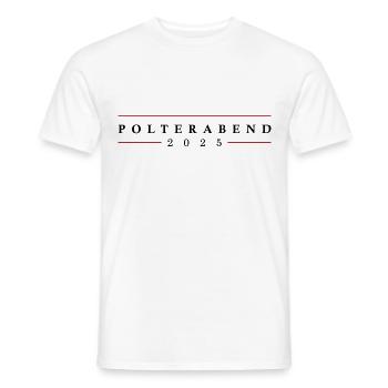 Polterabend 2025 - Männer T-Shirt - Weiß - Vorne - AI Model Male 178 dark (178cm)