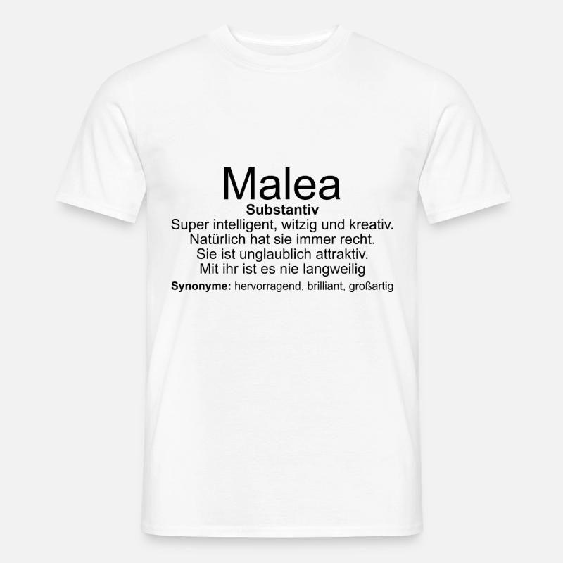 Name Definition Marlene - Männer T-Shirt - Weiß