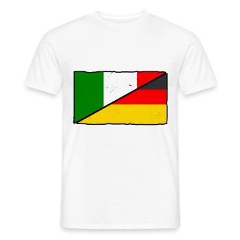 Italia Italian Germany Italy - Men's T-Shirt - white - Front - AI Model Male 178 dark (178cm)