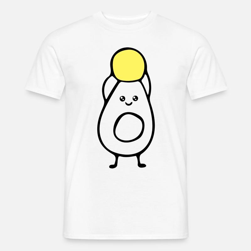Egg - breakfast - funny - Men’s T-shirt - white