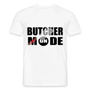 Fleischer Metzger Schlachter - Männer T-Shirt - Weiß - Vorne - AI Model Male 178 dark (178cm)