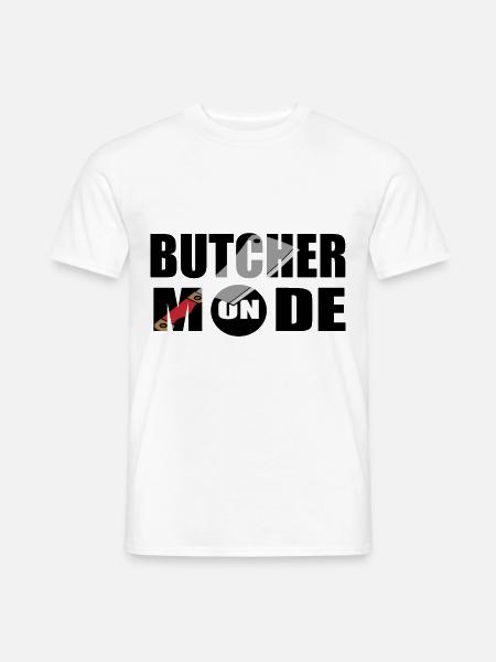 Fleischer Metzger Schlachter - Männer T-Shirt - Weiß