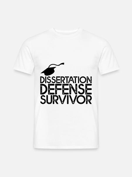 Dissertation Defense Survivor 3 - Männer T-Shirt - Weiß
