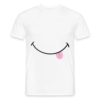 Fun - Men's T-Shirt - white - Front - AI Model Male 178 dark (178cm)