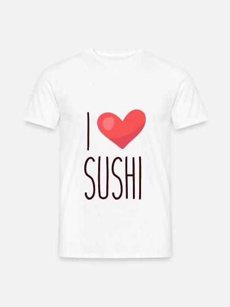 Sushi Sushi - T-shirt homme - blanc