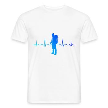 Bouldern Boulder Kletterer Climber Klettern - Männer T-Shirt - Weiß - Vorne - AI Model Male 178 dark (178cm)