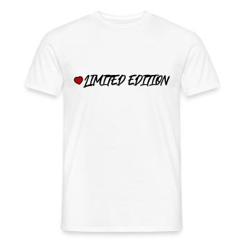 Limited Edition Herz - Männer T-Shirt - Weiß - Vorne - AI Model Male 178 dark (178cm)
