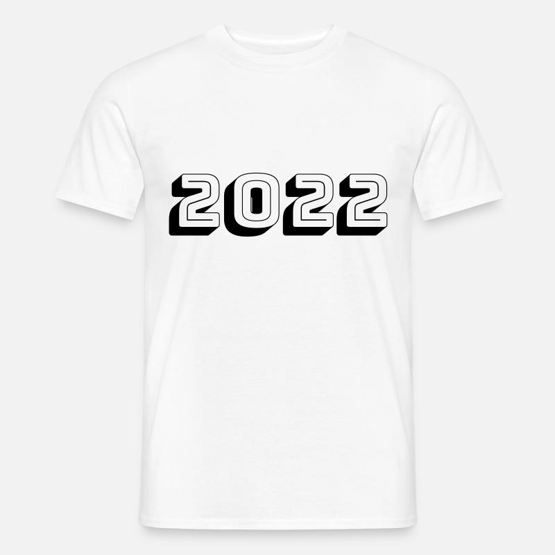 2022 - Männer T-Shirt - Weiß