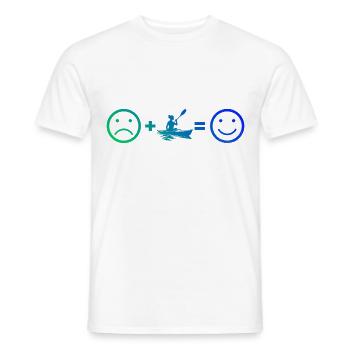 Kayak Kayak Kayak Hommes Canoë Femmes - T-shirt homme - blanc - Devant - AI Model Male 178 dark (178cm)