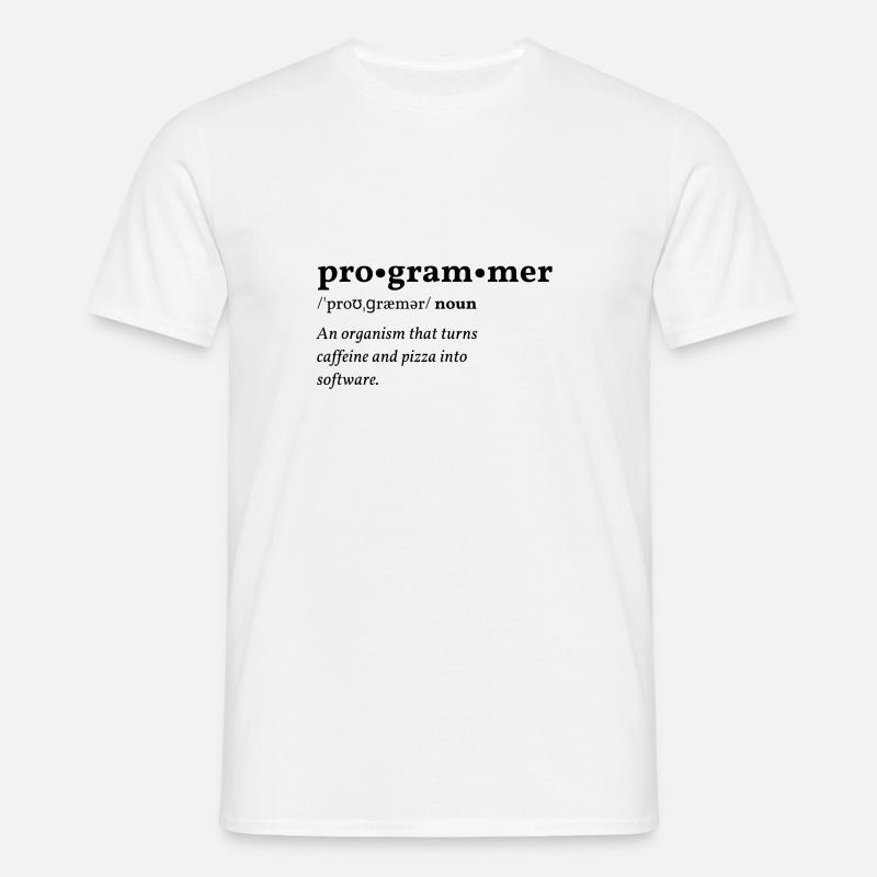 Programmer (programmer) Clean Edition - Men's T-Shirt - white