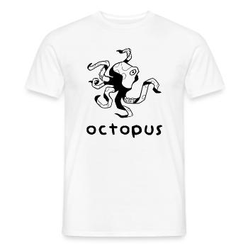 Krake - Männer T-Shirt - Weiß - Vorne - AI Model Male 178 dark (178cm)